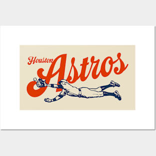 Diving Astros Posters and Art